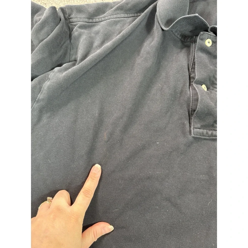 Polo Ralph Lauren Short Sleeve Rugby Polo Shirt Men's Size 3XLT Black